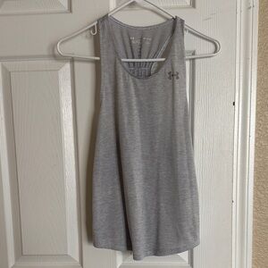 Under Armour Women's Striped Gray Tank Top